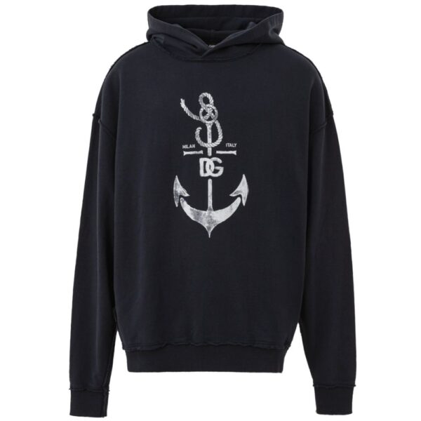 Blue Cotton Sweatshirt