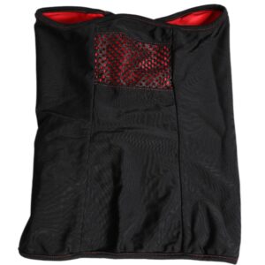 Black Nylon Knitted Neck Warmer Balaclava Scarf