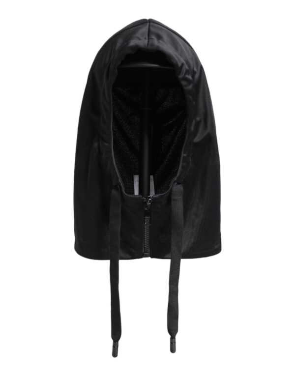Black Polyester Whole Head Wrap Hat