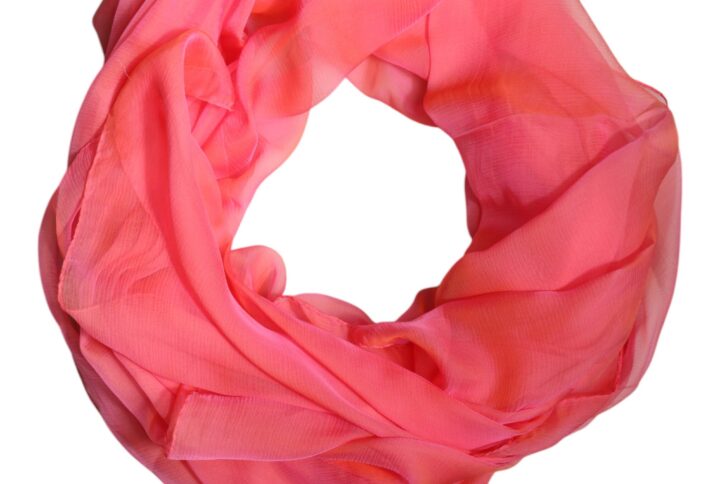 Pink Silk Rectangle Women Wrap Shawl Scarf | Jag Couture London – New York