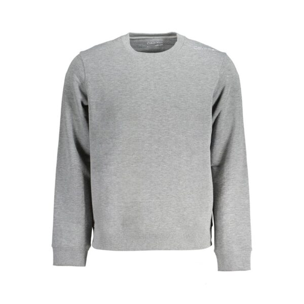 Grigio Polyester Men Sweatshirt