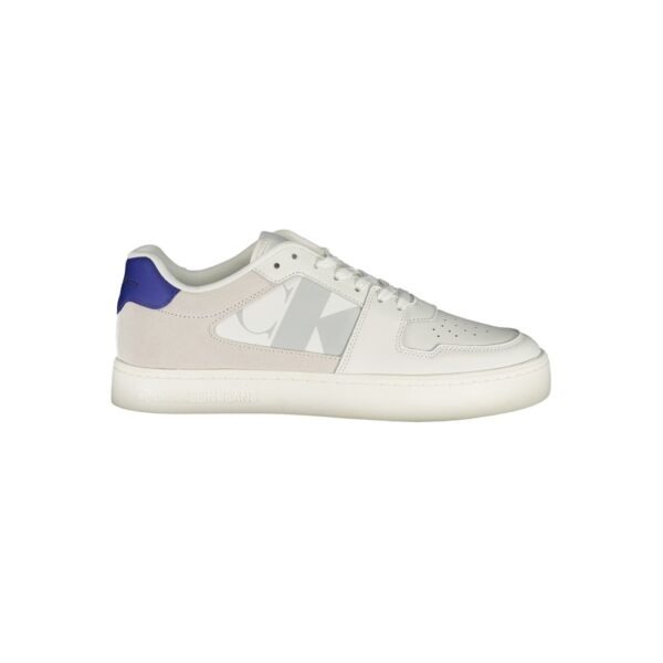 White Polyurethane Men’s Sneaker