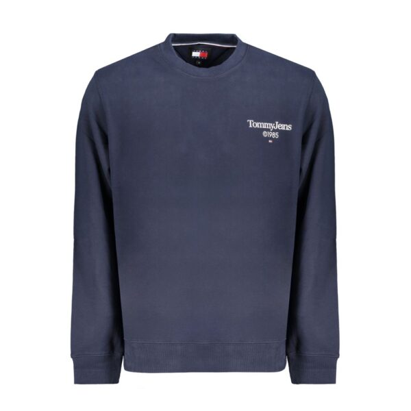 Blue Cotton Men Sweatshirt