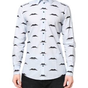 Light Blue Cotton MARTINI Formal Dress Shirt
