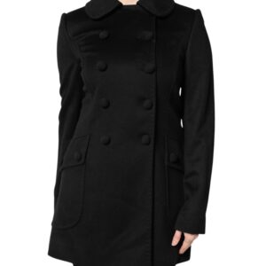 Black Wool Sartoria Italiano Blazer Jacket - Jag Couture London