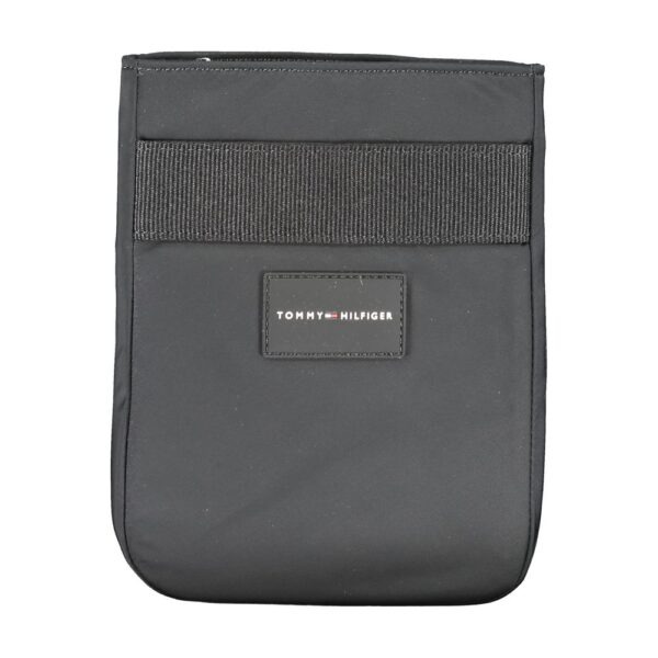 Black Polyester Men’s Shoulder Bag