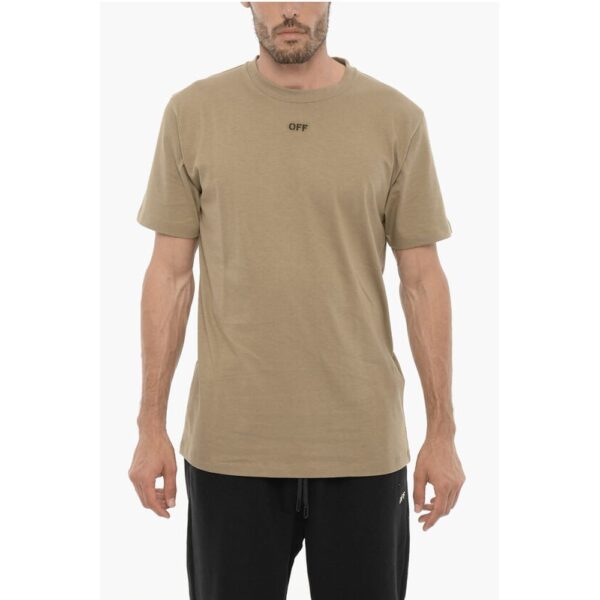 Slim Fit Crew-neck T-Shirt with Embroidered Logo