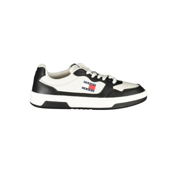 Black Polyurethane Men Sneaker
