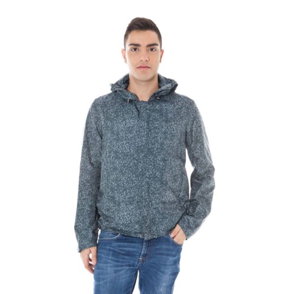 Grigio Polyamide Men’s Jacket