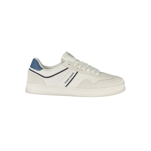 White Polyurethane Men’s Sneaker