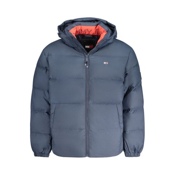 Blue Polyester Men’s Jacket