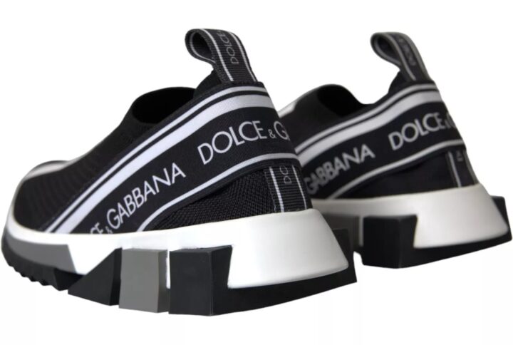 Black White Slip On Sorrento Sneakers Shoes
