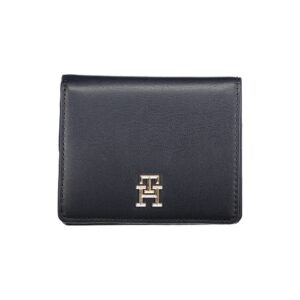 Blue Polyurethane Women Wallet