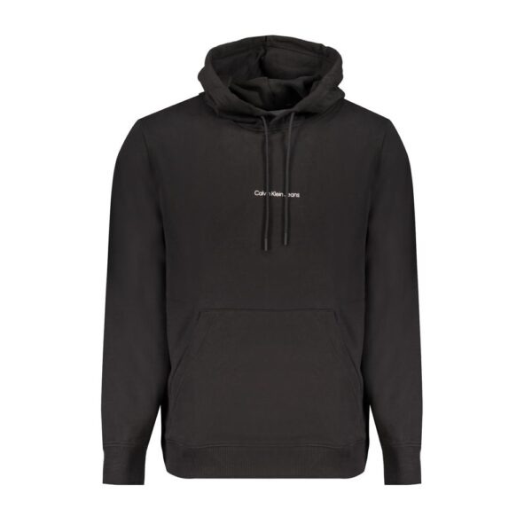 Black Cotton Men’s Sweatshirt