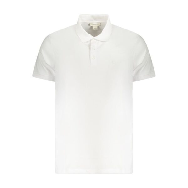 White Cotton Men Polo