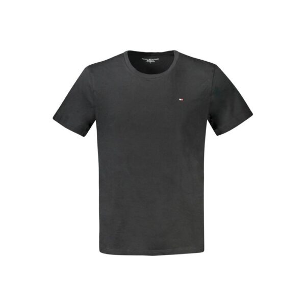 Black Cotton Men’s T-Shirt