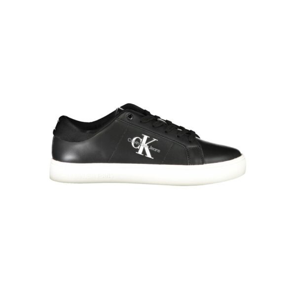 Black Polyurethane Men’s Sneaker