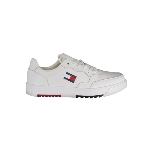 White Polyurethane Men’s Sneaker