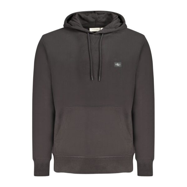 Black Cotton Men’s Hoodie