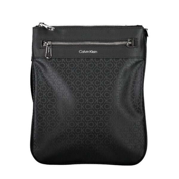 Black Polyester Men’s Shoulder Bag