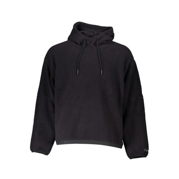 Black Polyester Men’s Sweatshirt