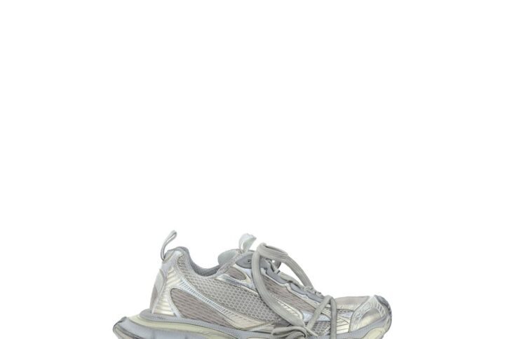 Gray Polyethylene Chunky Sneakers