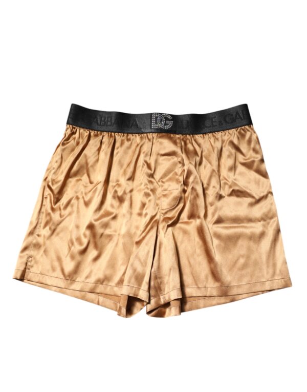 Beige Men Regular Boxer Eye Mask Set Underwear