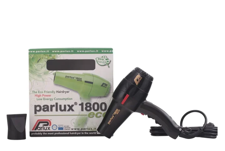 Parlux Hair Dryer 1800 Eco Edition Black | Jag Couture London – New York