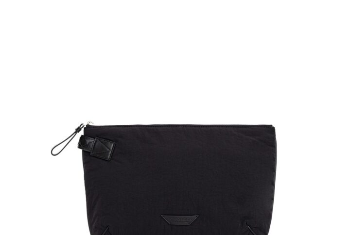 Black Nylon Clutch Bag