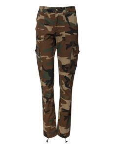 Multicolor Camouflage Cargo Pants