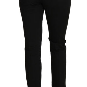Black Dress Cropped Straight Straight Pants