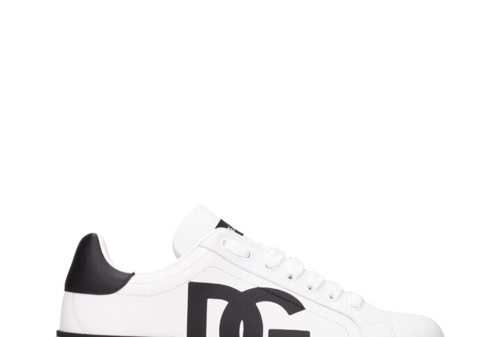 White Leather Low Top Sneakers | Jag Couture London – New York