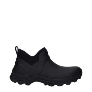 Black Cotton Ankle Boots