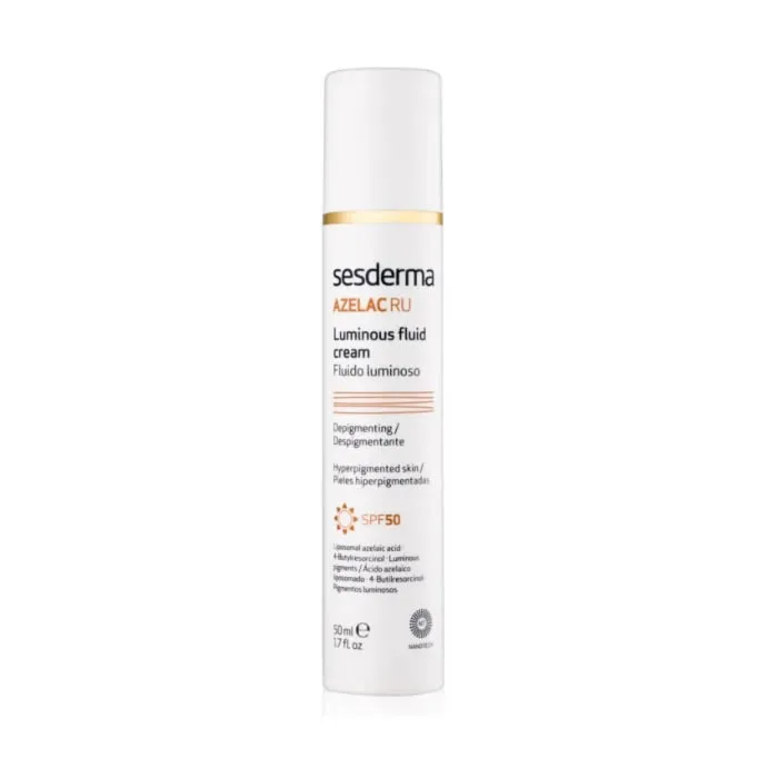 Sesderma Azelac Ru Luminous Fluid Cream Depigmenting Spf50 50ml - Jag Couture London