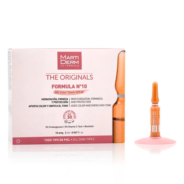 Martiderm Ampoules Formula Nº10 SPF 30 with Colour 30U - Jag Couture London