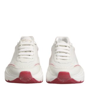 White Pink Daymaster Low Top Sneakers Shoes