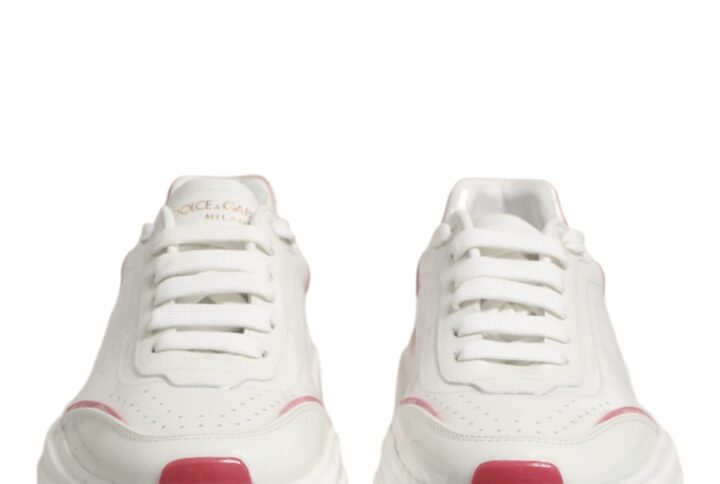 White Pink Daymaster Low Top Sneakers Shoes