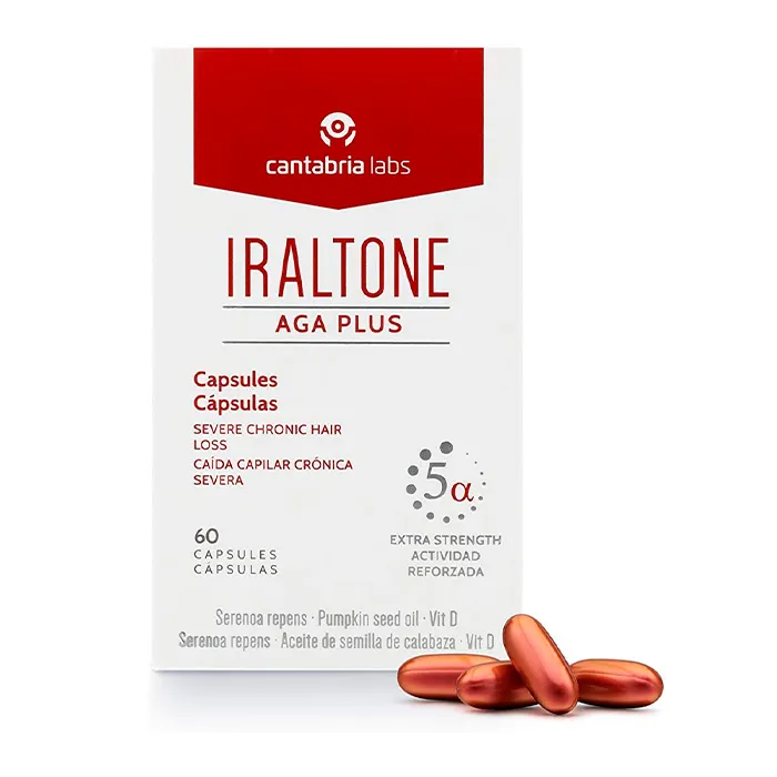 Iraltone Aga Plus Hair Loss 60 Capsules - Jag Couture London