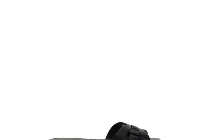 Black Calf Leather Bos Taurus Strap-On Sandals