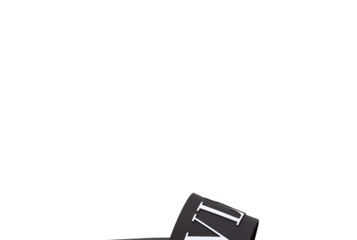 Black Cotton Slippers