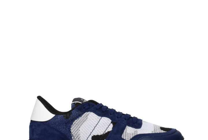 Gray Fabric Athletic Sneakers