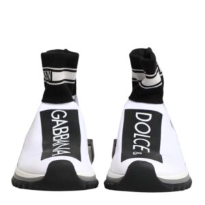 White Black Sorrento Socks Sneakers Shoes