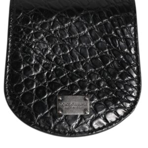 Black Exotic Skin Coin Condom Case Holder Pocket Wallet