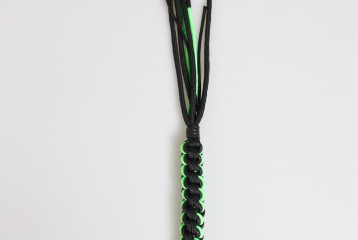 Multicolor Polyester Tape String DG Logo Keychain Keyring