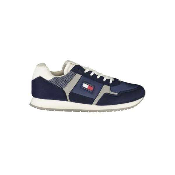 Blue Polyurethane Men’s Sneaker