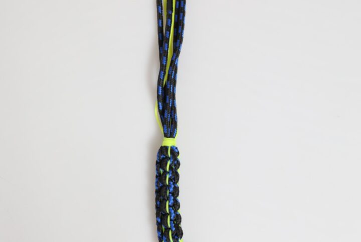 Multicolor Polyester Tape String DG Logo Keychain Keyring | Jag Couture London – New York