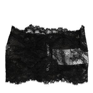 Black Lace Neck Scarf