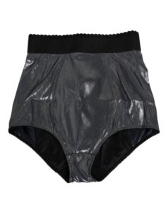 Gray Silk Stretch Slip Girdle Panty Underwear