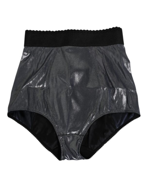 Gray Silk Stretch Slip Girdle Panty Underwear