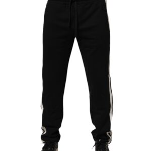 Black Cotton Jogger Sweatpants Trouser Pants